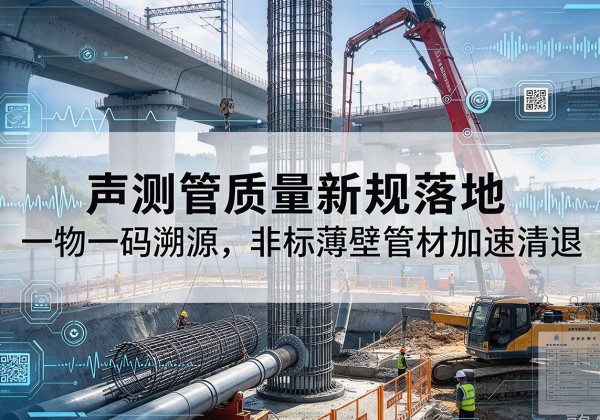 尚义声测管质量新规落地，一物一码溯源，非标薄壁管材加速清退
